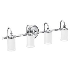MOEN YB6464CH Belfield Four Globe Bath Light In Chrome