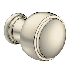MOEN YB8405NL Weymouth Drawer Knob In Polished Nickel