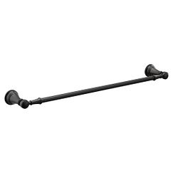 MOEN YB8424BL Weymouth 24" Towel Bar In Matte Black