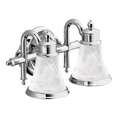 MOEN YB9862CH Waterhill Two Globe Bath Light In Chrome
