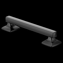 MOEN YG5112BL Voss 12" Designer Grab Bar In Matte Black