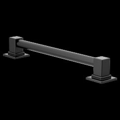 MOEN YG8818BL 90 Degree 18" Designer Grab Bar In Matte Black