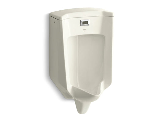 KOHLER K-32590-96 Bardon Wall-Hung Rear-Spud Touchless Urinal, 0.5 Gpf In Biscuit