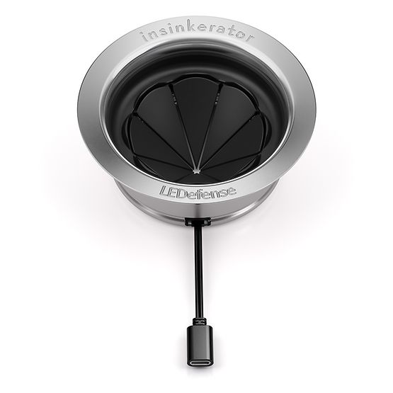 INSINKERATOR-FLG-SS-LED LEDefense Sink Flange with Mounting Components