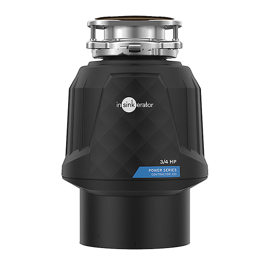 INSINKERATOR-CONTRACTOR-333 W/CDK Contractor 333 Garbage Disposal with EZ Connect Cord & Hardwire Adapter