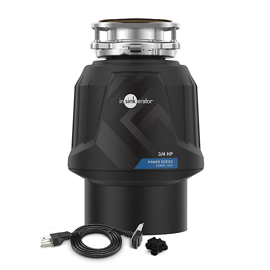 INSINKERATOR-POWER .75HP W/CDK Power .75HP Garbage Disposal with EZ Connect Cord & Hardwire Adapter