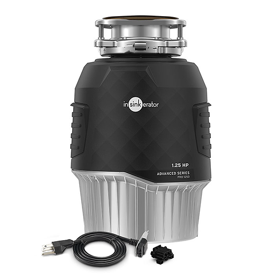 INSINKERATOR-PRO-1250 W/CDK Garbage Disposal with EZ Connect Cord & Hardwire Adapter