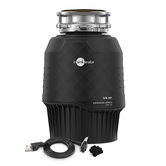 INSINKERATOR-PRO-750 W/CDK Garbage Disposal, 3/4 HP with EZ Connect Cord & Hardwire Adapter