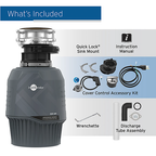 INSINKERATOR-EVO CVR CNTRL W/CDK Evolution Cover Control Garbage Disposal with EZ Connect Cord & Hardwire Adapter