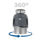 INSINKERATOR-EVO 1.0HP W/CDK Evolution Garbage Disposal 1.0HP with EZ Connect Cord & Hardwire Adapter