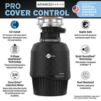 INSINKERATOR-PRO-CVR CNTRL W/CDK Pro Cover Control Garbage Disposal with EZ Connect Cord & Hardwire Adapter