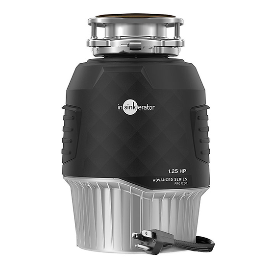 INSINKERATOR-PRO-1250 W/CDK Garbage Disposal with EZ Connect Cord & Hardwire Adapter