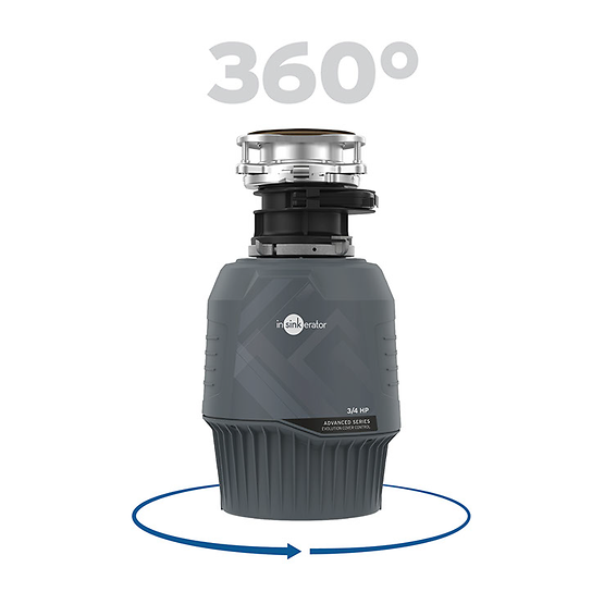 INSINKERATOR-EVO CVR CNTRL W/CDK Evolution Cover Control Garbage Disposal with EZ Connect Cord & Hardwire Adapter
