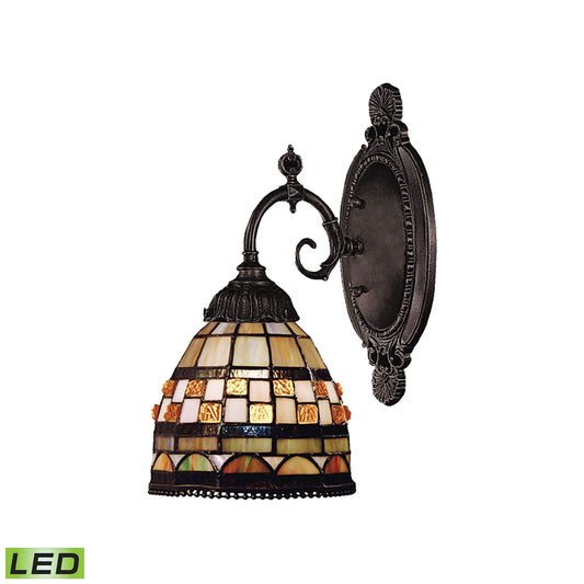 ELK SHOWROOM 071-TB-10-LED Mix-N-Match 10'' High 1-Light Sconce - Tiffany Bronze