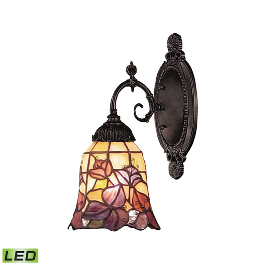 ELK SHOWROOM 071-TB-17-LED Mix-N-Match 10'' High 1-Light Sconce - Tiffany Bronze