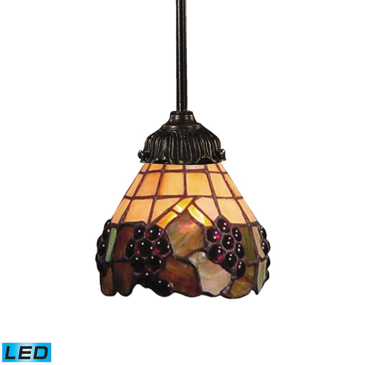 ELK SHOWROOM 078-TB-07-LED Mix-N-Match 6'' Wide 1-Light Mini Pendant - Tiffany Bronze