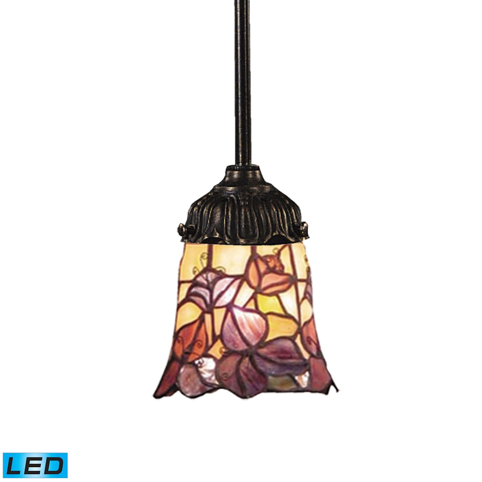 ELK SHOWROOM 078-TB-17-LED Mix-N-Match 6'' Wide 1-Light Mini Pendant - Tiffany Bronze