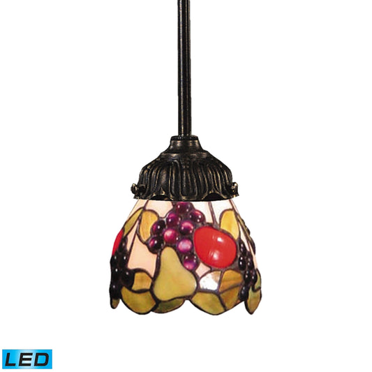 ELK SHOWROOM 078-TB-19-LED Mix-N-Match 6'' Wide 1-Light Mini Pendant - Tiffany Bronze