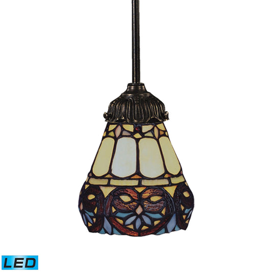 ELK SHOWROOM 078-TB-21-LED Mix-N-Match 6'' Wide 1-Light Mini Pendant - Tiffany Bronze