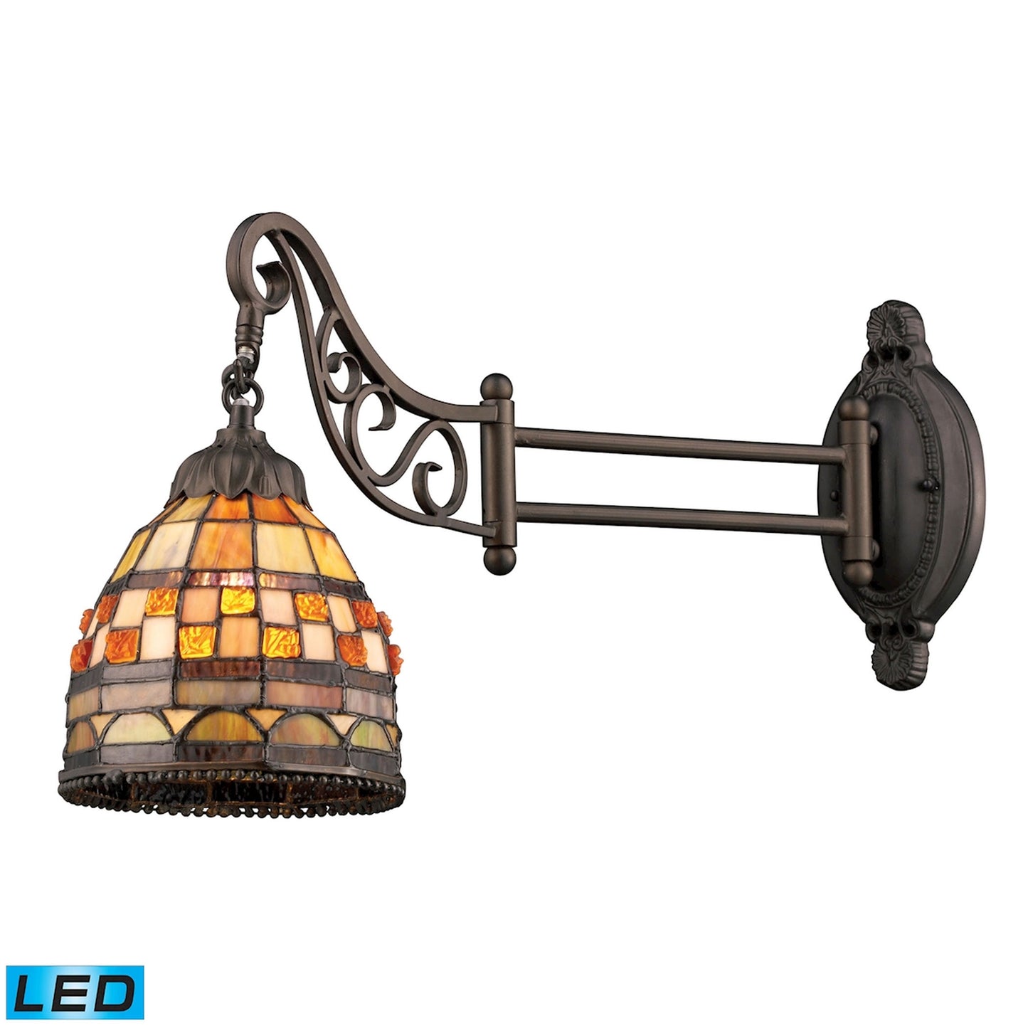 ELK SHOWROOM 079-TB-10-LED Mix-N-Match 12'' High 1-Light Sconce - Tiffany Bronze