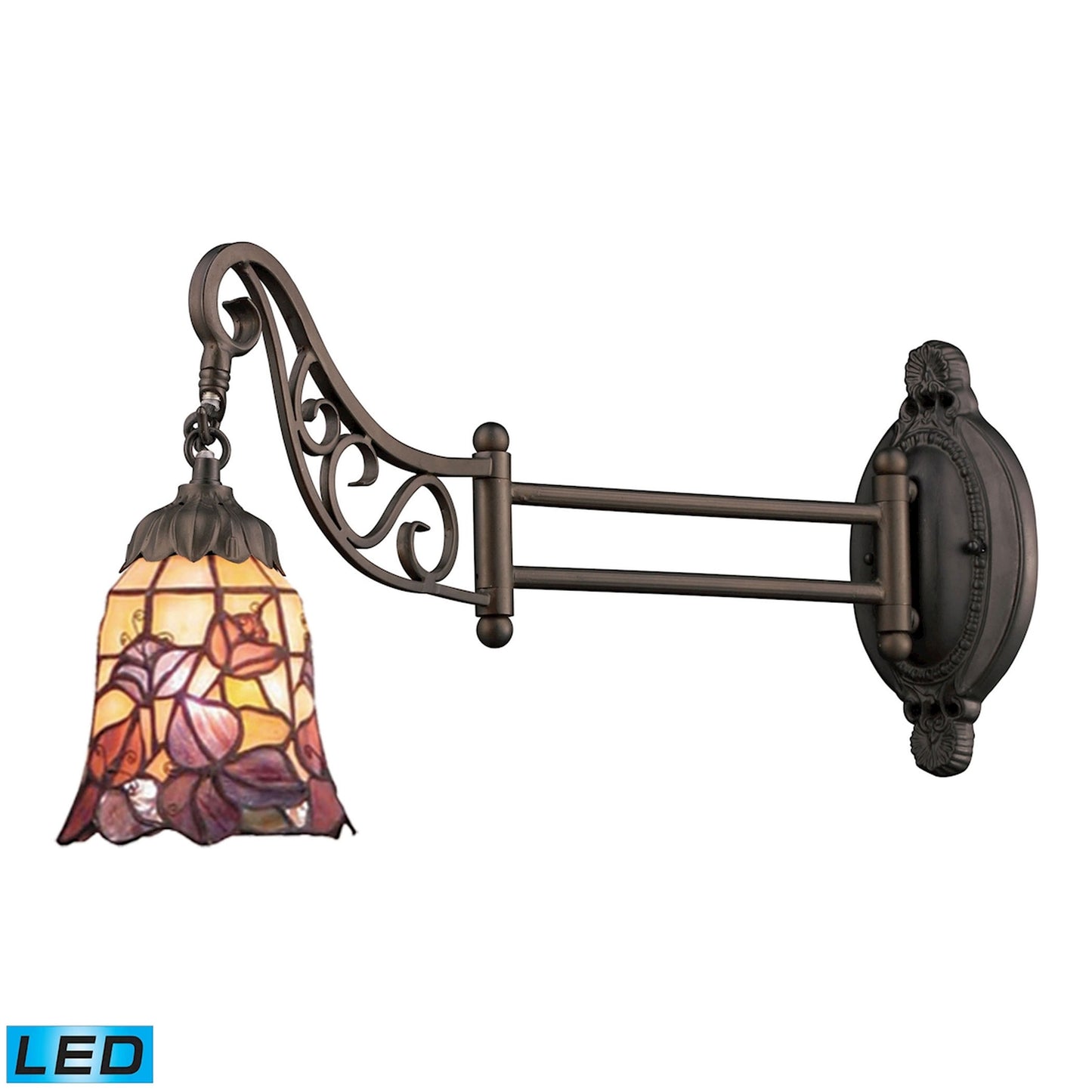 ELK SHOWROOM 079-TB-17-LED Mix-N-Match 12'' High 1-Light Sconce - Tiffany Bronze