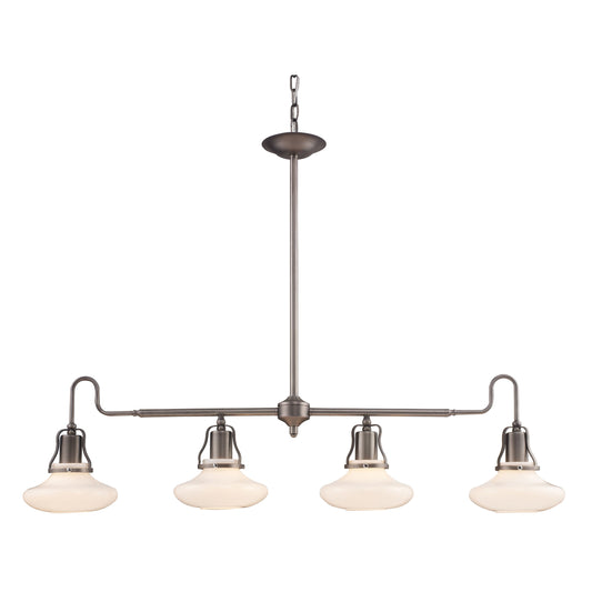 ELK SHOWROOM 08057-AP CENTENNIAL PARK 4-LIGHT LINEAR in ANTIQUE PEWTER