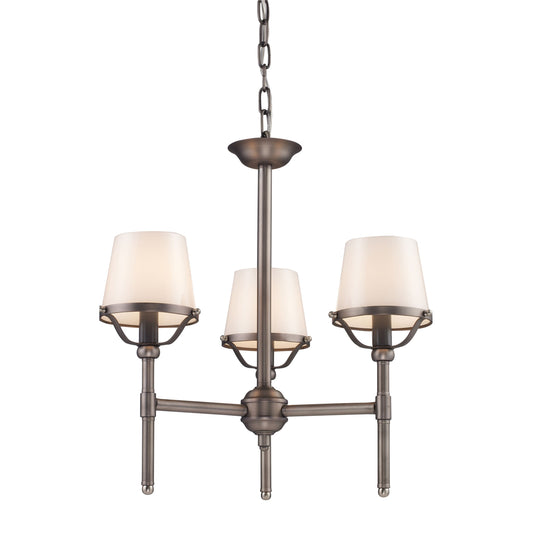 ELK SHOWROOM 08060-AP Sutton Place 19'' Wide 3-Light Chandelier - Pewter