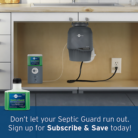 INSINKERATOR-EVO SEPTIC GRD W/CDK Septic Guard Garbage Disposal with EZ Connect Cord & Hardwire Adapter