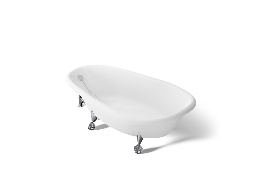 KOHLER K-100-0 Birthday Bath 72" X 37-1/2" Freestanding Bath - White