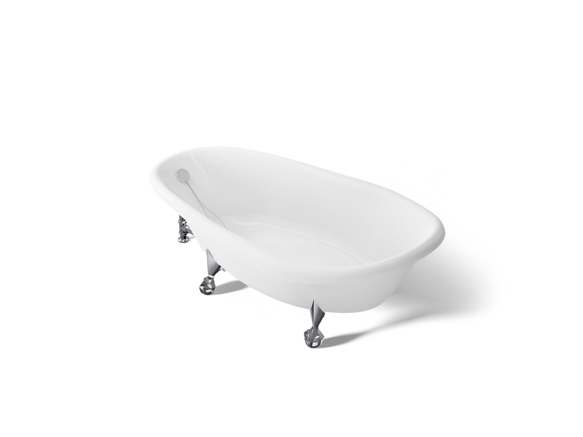 KOHLER K-100-0 Birthday Bath 72" X 37-1/2" Freestanding Bath - White