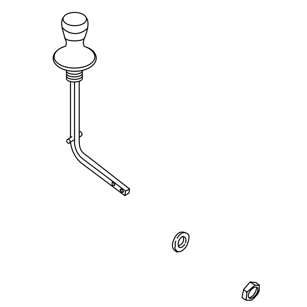 KOHLER TRIP LEVER ASSEMBLY KIT - Vibrant Finish, K-1000833-VF