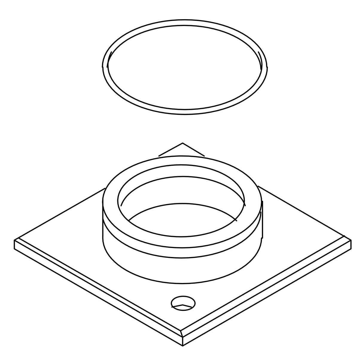 KOHLER Escutcheon Assembly - Vibrant French Gold, K-1001118-AF