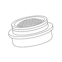 MOEN 100112P Monticello Aerator - Polished Brass