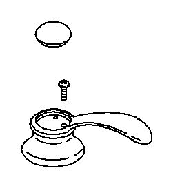 KOHLER Handle Service Kit - Oil-Rubbed Bronze, K-1001298-BRZ