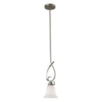 THOMAS 1001PS/20 Brighton 6'' Wide 1-Light Mini Pendant - Brushed Nickel