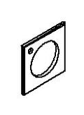 KOHLER Escutcheon - Vibrant Brushed Nickel, K-1002853-BN