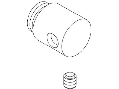 KOHLER Cyl Head Kit, Right - Polished Chrome, K-1003851-CP