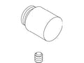 KOHLER Cyl Head Kit, Left - Vibrant Brushed Nickel, K-1003852-BN