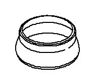 KOHLER Escutcheon - Brushed Chrome, K-1004446-G