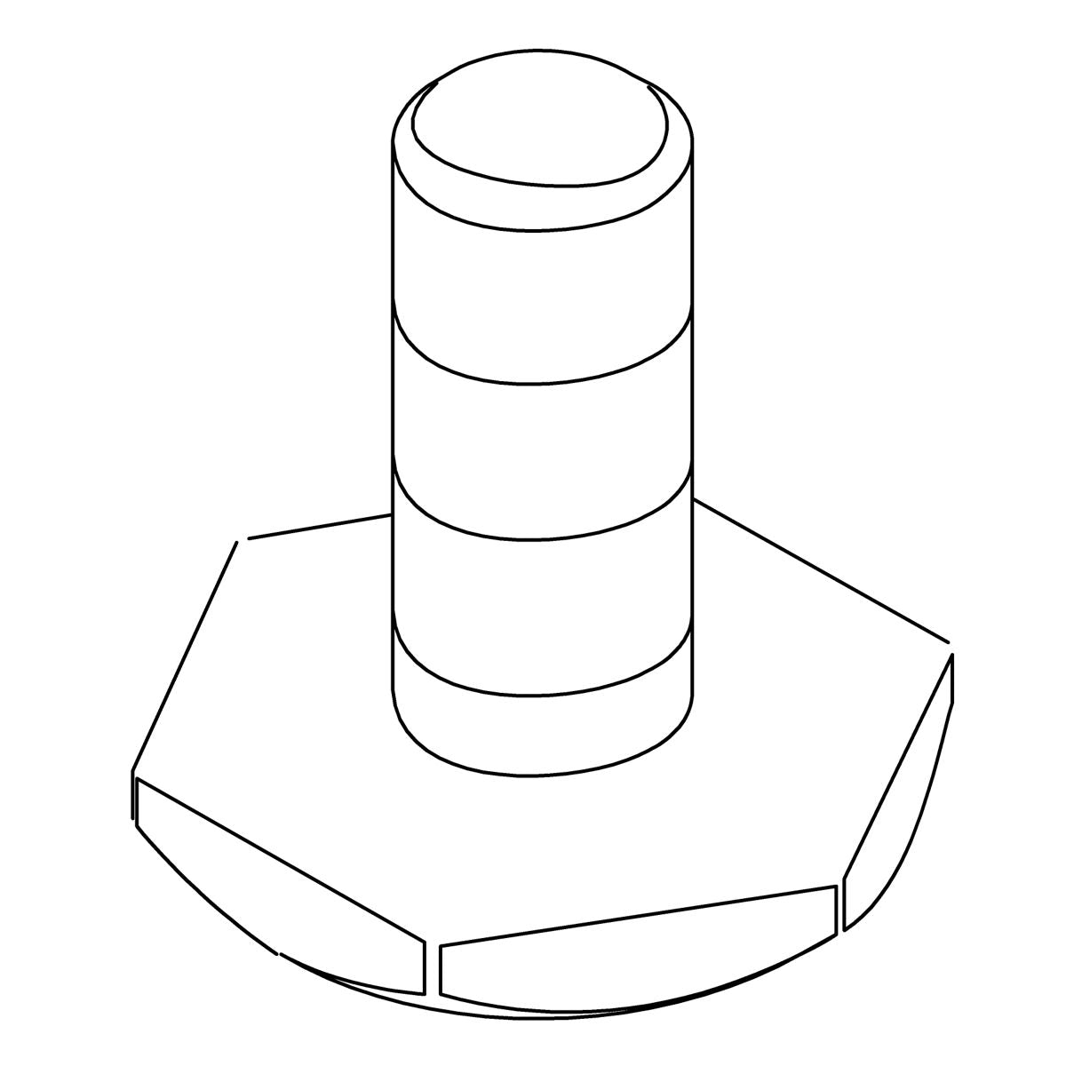 KOHLER Screw, 3/8-16 X 1.00, K-1004779