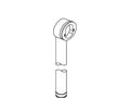 KOHLER Assembly,Overflow El & Tube, K-1005006