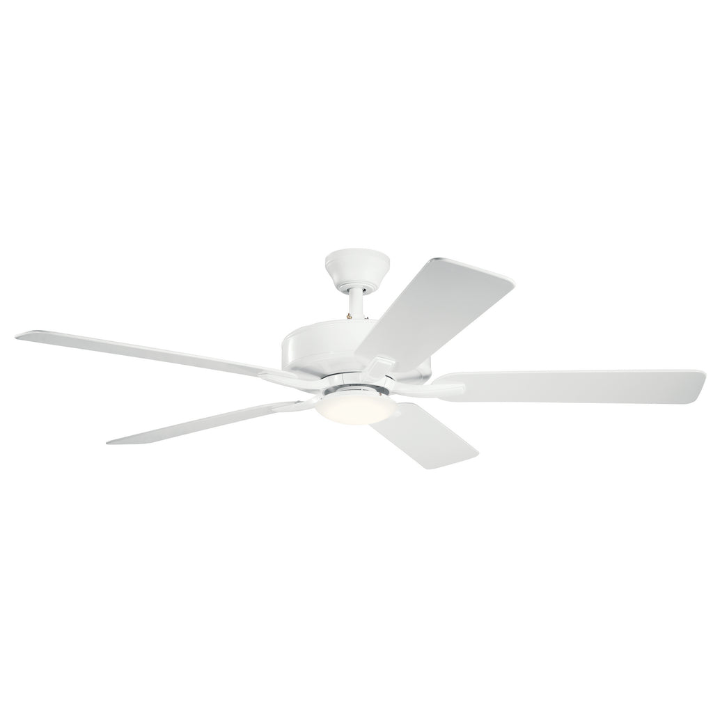 KICHLER 330019MWH 52" Basics Pro Designer Led Fan Matte White