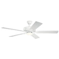 KICHLER 330019MWH 52" Basics Pro Designer Led Fan Matte White
