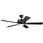 KICHLER 330019SBK 52" Basics Pro Designer Led Fan Satin Black