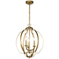 KICHLER 42140NBR Voleta 20.75" 3 Light Pendant Natural Brass