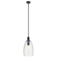 KICHLER 43090BK Lakum 1 Light Pendant Classic Black