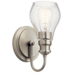 KICHLER 45390NI Greenbrier 1 Light Wall Sconce Nickel