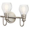 KICHLER 45391NI Greenbrier 2 Light Vanity Light Nickel