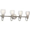 KICHLER 45393NI Greenbrier 4 Light Vanity Light Nickel