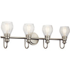 KICHLER 45393NI Greenbrier 4 Light Vanity Light Nickel